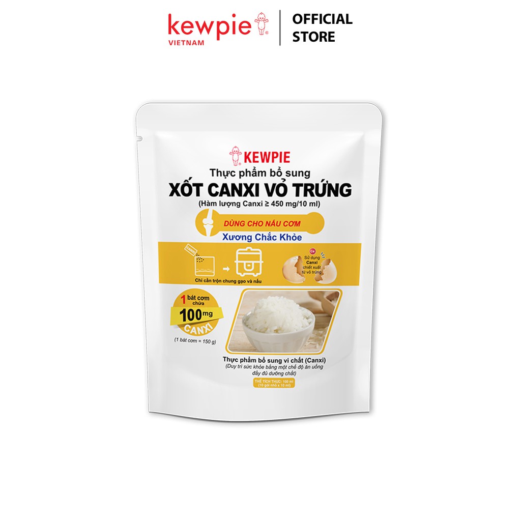 Xốt Canxi Vỏ Trứng Kewpie (10ml x 10)