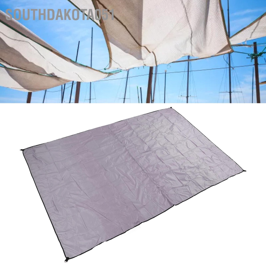 Mái Hiên Canvas 2x3m Hình Chữ Nhật Bằng Thép Không Gỉ