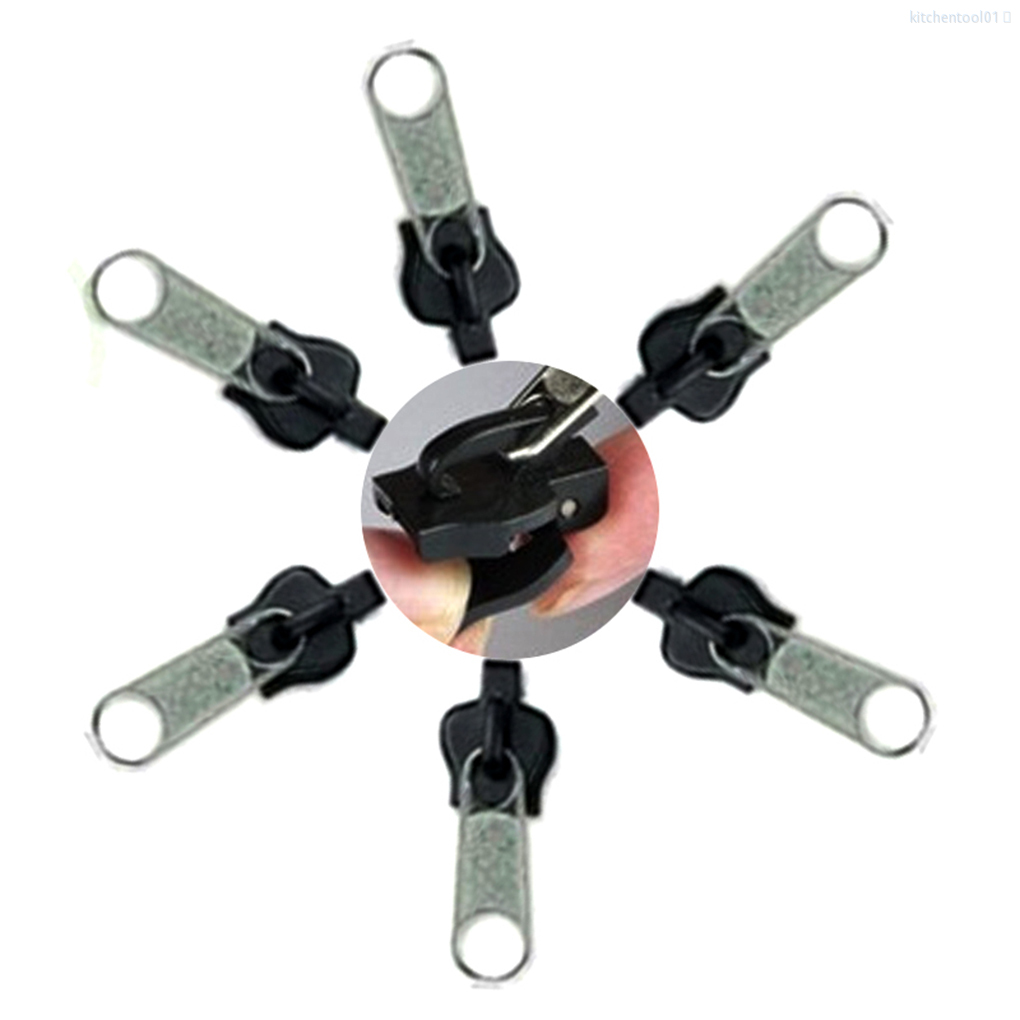 Set 6 đầu khóa kéo thay thế cho quần áo