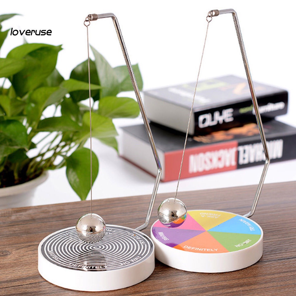 Đồ chơi quả lắc nam châm đưa ra quyết định để bàn trang trí nhiều màu sắc