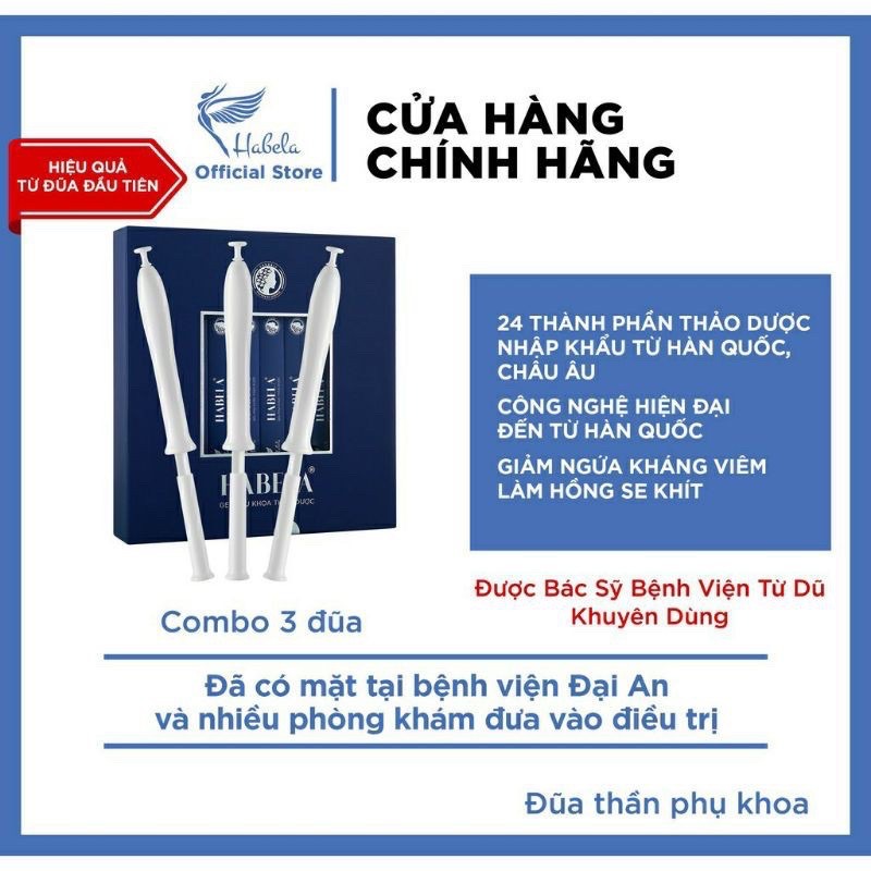 Đũa Thần Habela Gel Vệ Sinh Phụ Nữ Làm Sạch Se Khít Làm Hồng Vùng Kín