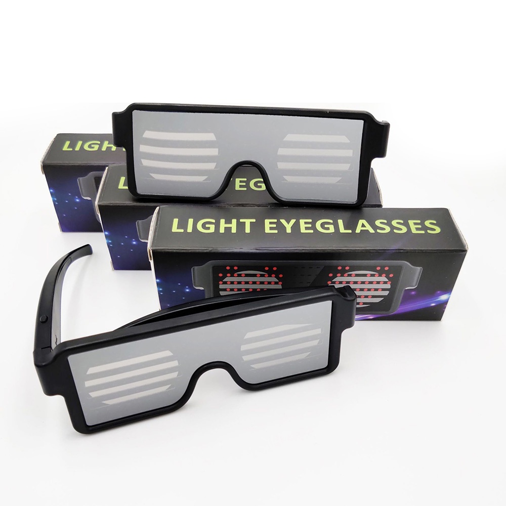 Mắt Kính Có Đèn LED Phát Sáng Nhiều Màu Độc Đáo Cho Nam Và Nữ