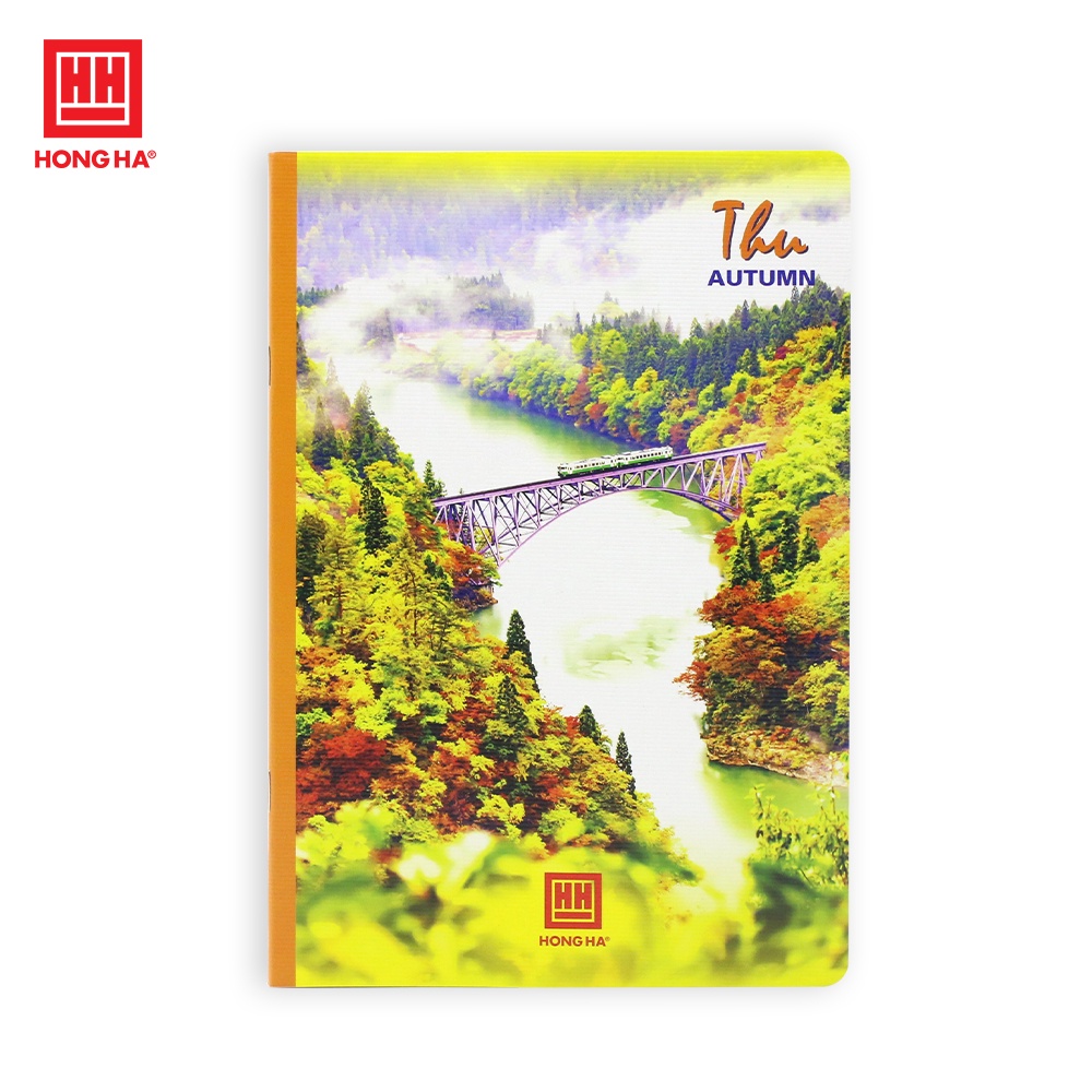 Vở kẻ ngang Hồng Hà 120 trang Pupil Bốn mùa (5 quyển) - 1001