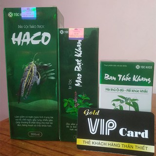 ☑️ tóc haco - combo 1 uống 1 xịt 1 gội