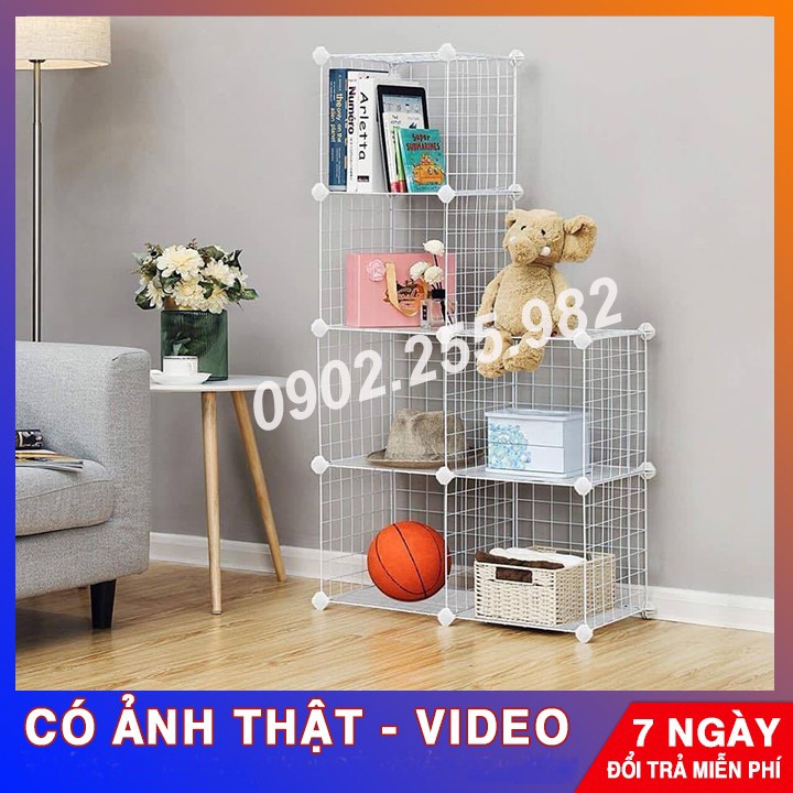 💘Lưới sắt thép lắp ghép đa năng 45x35 cm (TẶNG KÈM CHỐT NỐI, Chọn Màu HỒNG ĐÀO, ĐEN, TRẮNG)💘