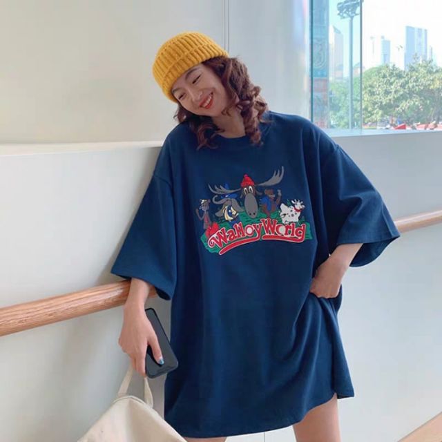 Áo Thun Nam Nữ Kiểu Dáng Hàn Quốc Chất Cotton Siêu Thoáng Mát Trong Mùa Hè | BigBuy360 - bigbuy360.vn