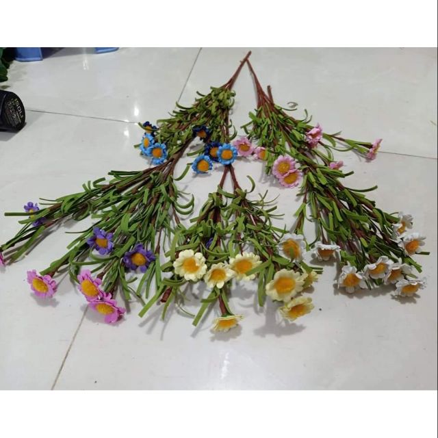 Cành điểm cúc xốp siêu dễ thương