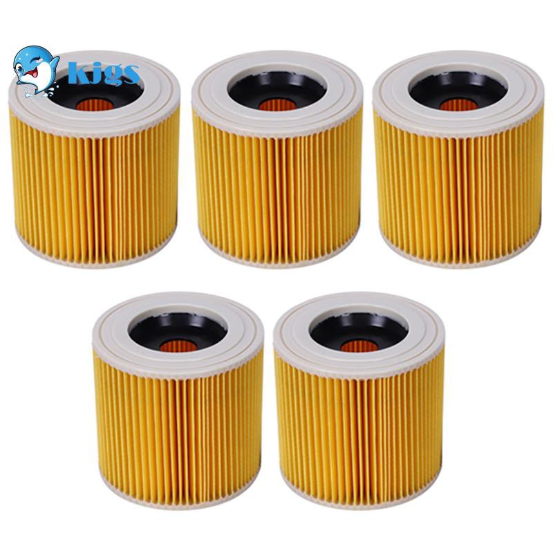 5PCS Air Dust Filter for Karcher WD2250 WD3.200 MV2 MV3 WD3 A2004