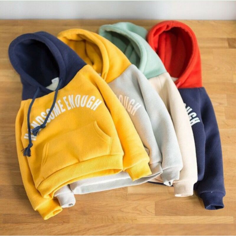 Áo Nỉ Có Mũ Hoodie Trái Tim Cho Bé 8-18kg - QATE20