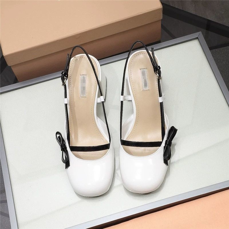 giày sandal 7cmGiàydép thời trang dép đế caogiày 7cmgiày caogiày nữ caoGiàyDép Nữ dép gótdép cao từGuốc/Dép nữ❈✵2021 new sandals female summer wear high-heeled thick heel student fairy style Korean wild Mary Jane toe