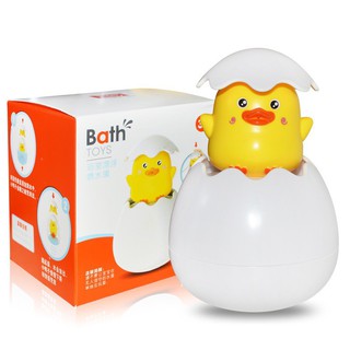 (RẺ VÔ ĐỊCH ) ĐỒ CHƠI VỊT THẢ BỒN TẮM PHUN NƯỚC CHO BÉ YÊU (Trứng nở vịt phun nước FULL BOX)