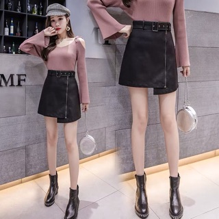 Chân váy da nữ điệu đà