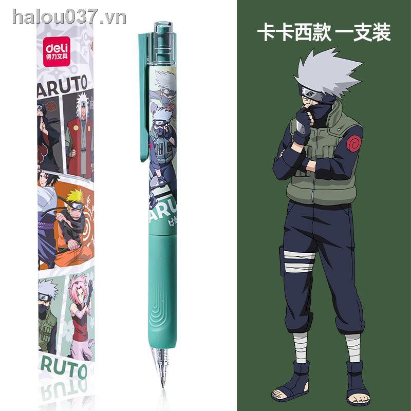 (Hàng Mới Về) Bút Gel Naruto Màu Đen Chất Lượng Cao