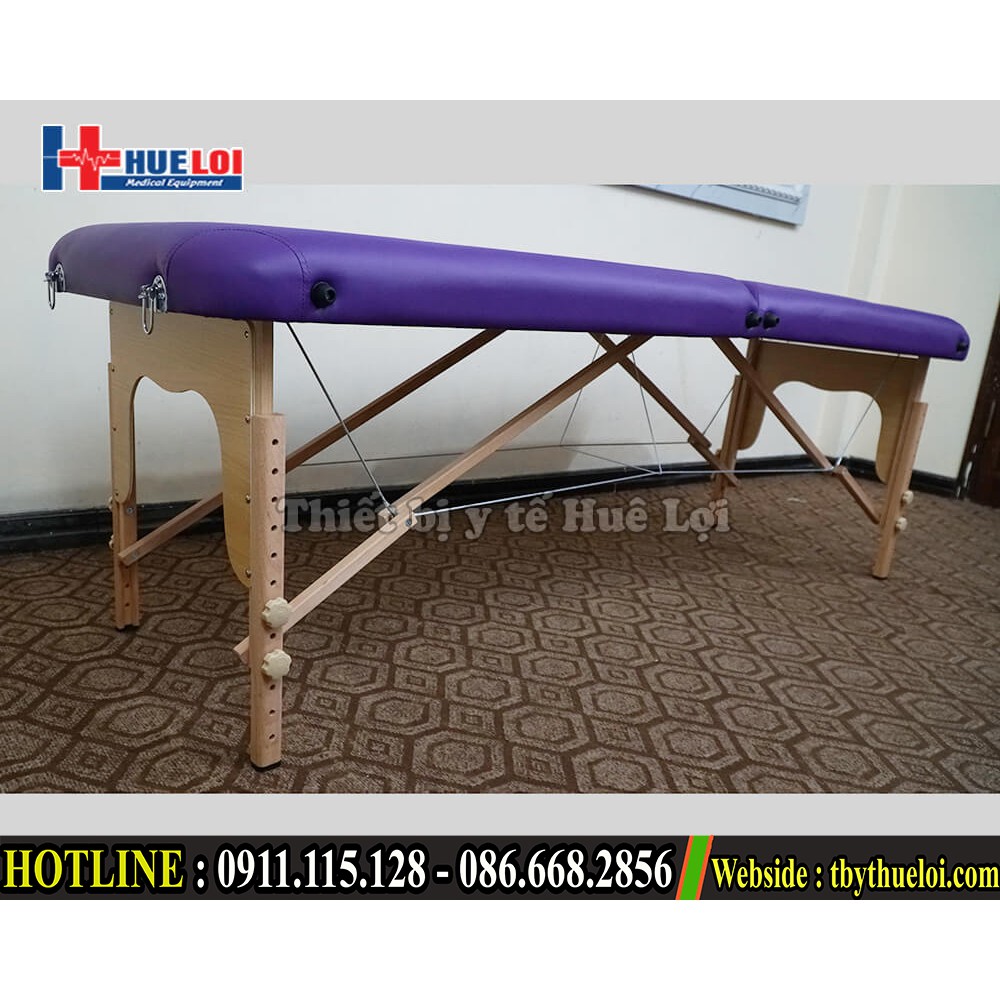 Giường xoa bóp bấm huyệt gấp gọn - Giường massage châm cứu tải trọng 250kg