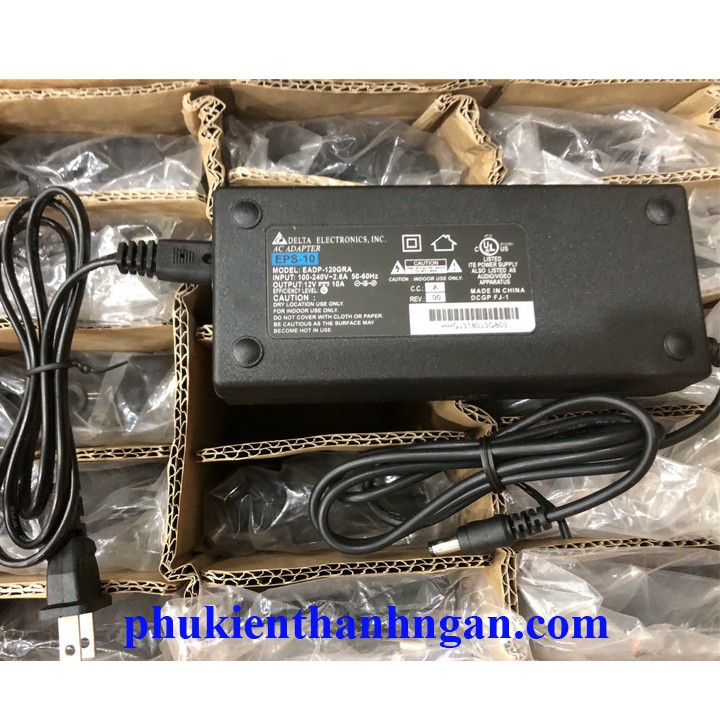 NGUỒN ĐIỆN TỬ DELTA 12V-10A ZIN CHÍNH HÃNG - NGUỒN DELTA 12V-10A