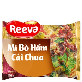 THÙNG 30 GÓI MÌ REEVA BÒ HẦM CẢI CHUA