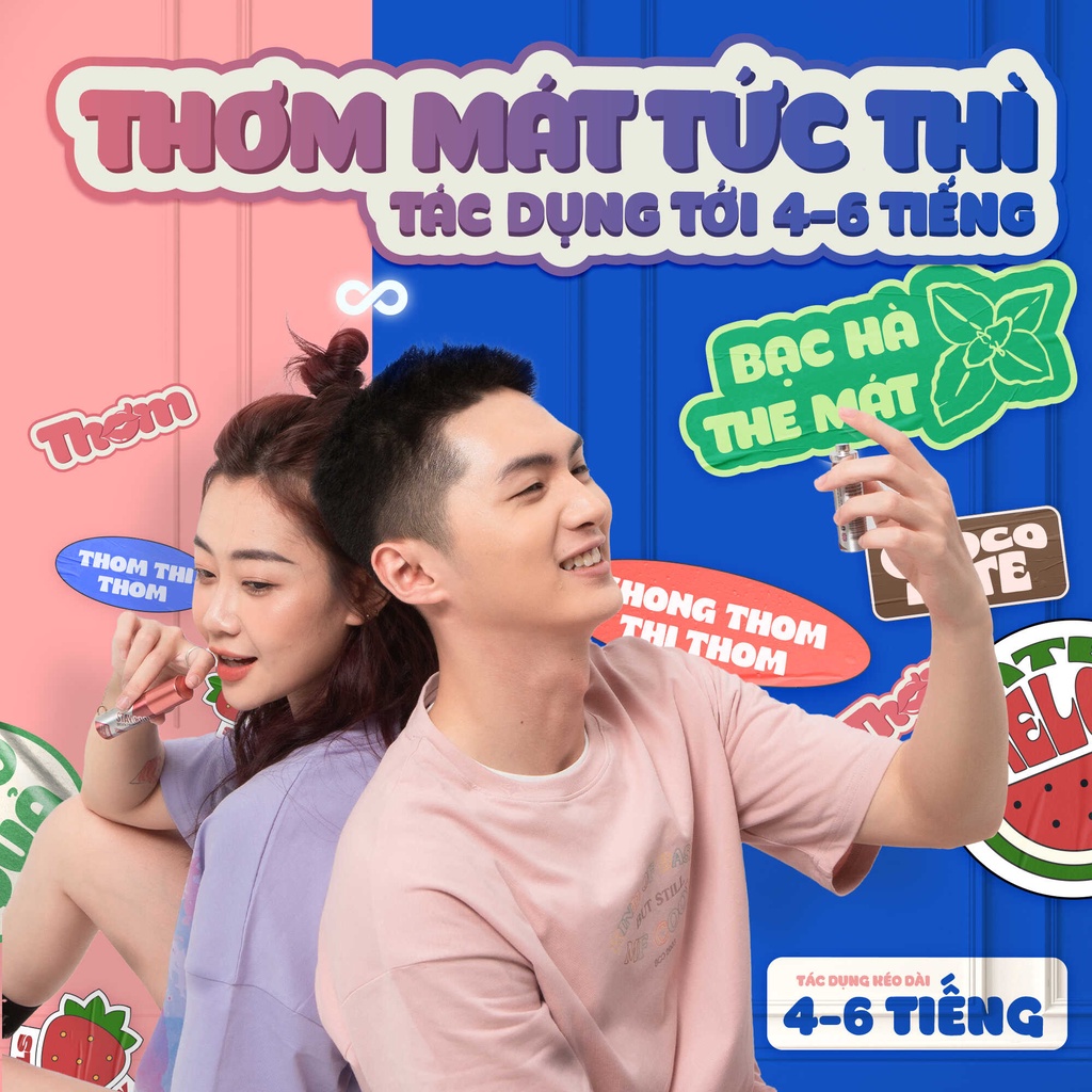 Xịt thơm miệng STAYCOOL vị Bạc hà húng