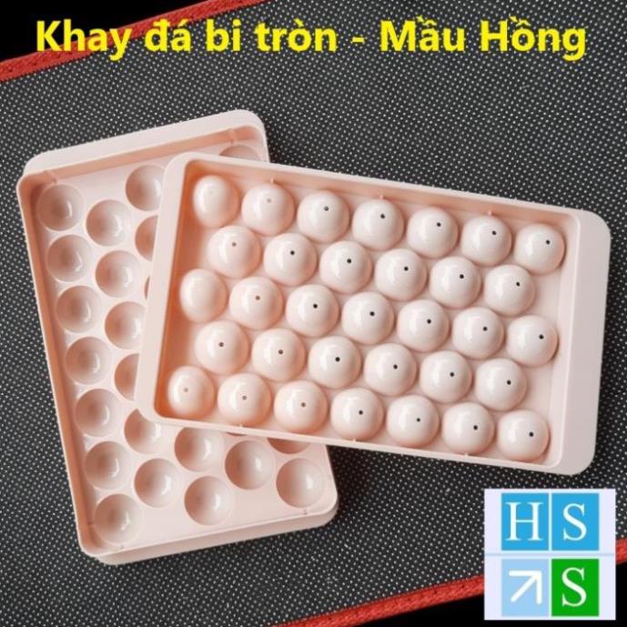 KHAY LÀM ĐÁ bi tròn  khuôn kem hoa quả trái cây khuôn làm thạch rau câu độc đáo tiện dụng - HS Shop Đà Nẵng