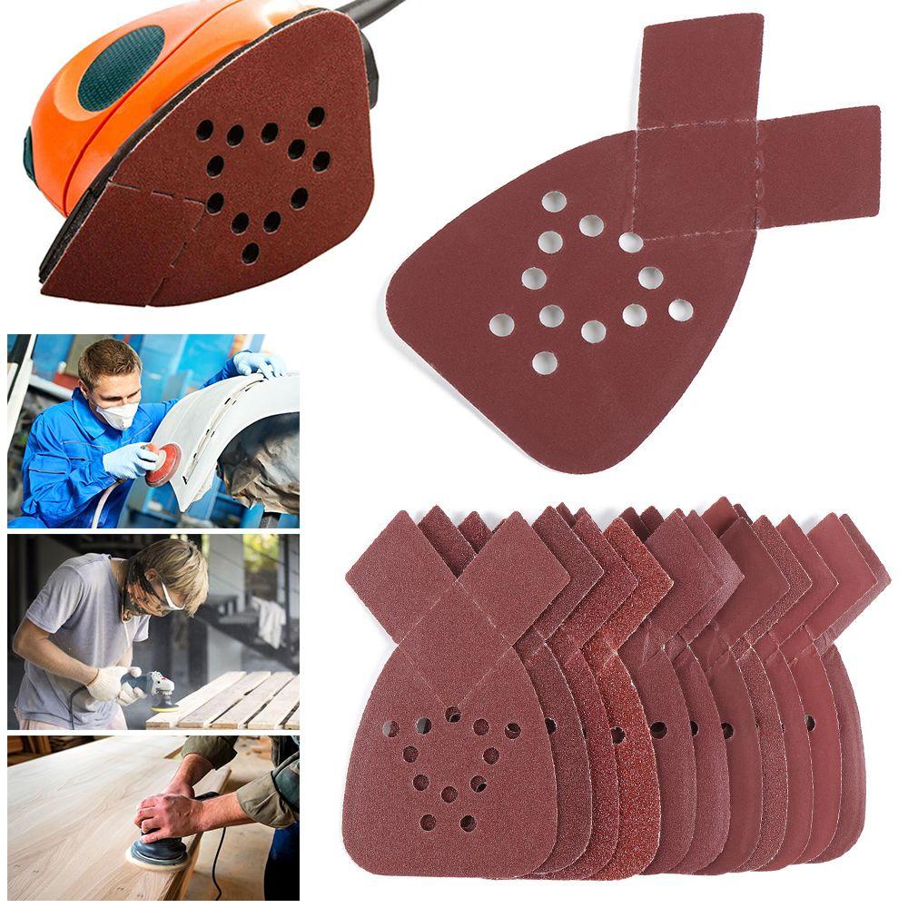 NIUYOU Set 10 Đĩa Chà Nhám Chuột Màu Đen