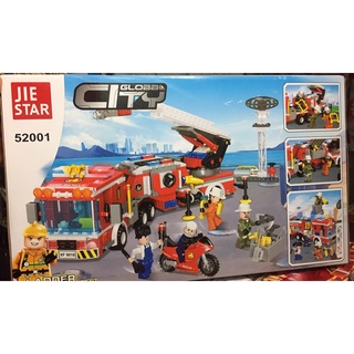 Đồ chơi lego lắp ráp xe cứu hoả