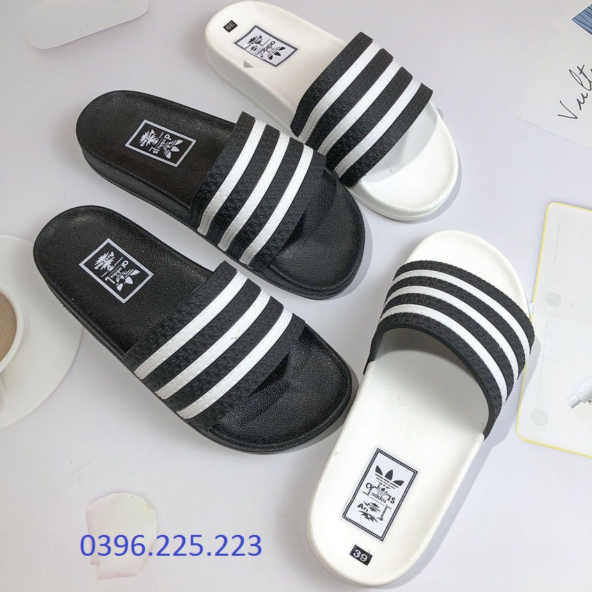 ⚡HOT TREND + BÁN CHẠY⚡ Dép nam nữ quai ngang ADIDAS - Dép thời trang unisex 4 màu siêu đẹp siêu thu hút