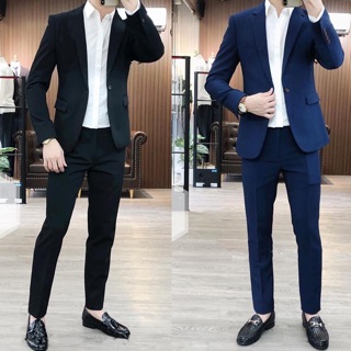 Bộ vest Nam, bộ suit nam hàn quốc, vét chú rể, vét công sơ, bộ comle nam hàn quốc rẻ,đẹp,không nhăn, k bay màu,không xù