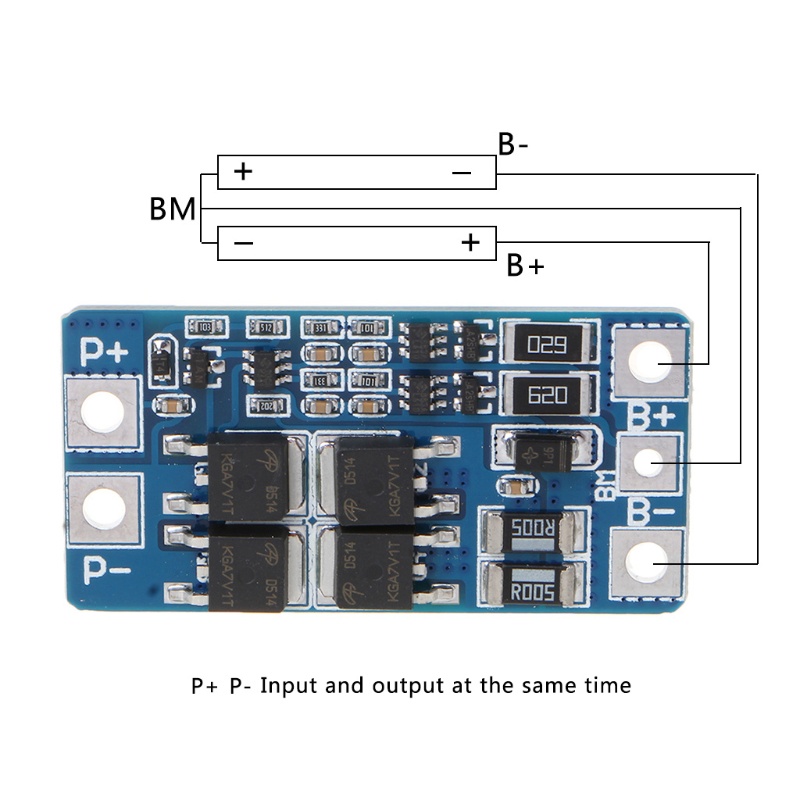 Bảng Mạch Sạc Pin Lithium 2s 10a 7.4v 18650 Bms Pcm