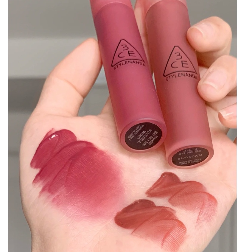 Son Tint Bóng 3CE Blur Water Tint - Sepia - Pink Guava- Double Wind- Bake Beige- Coral Moon- Breeze Way