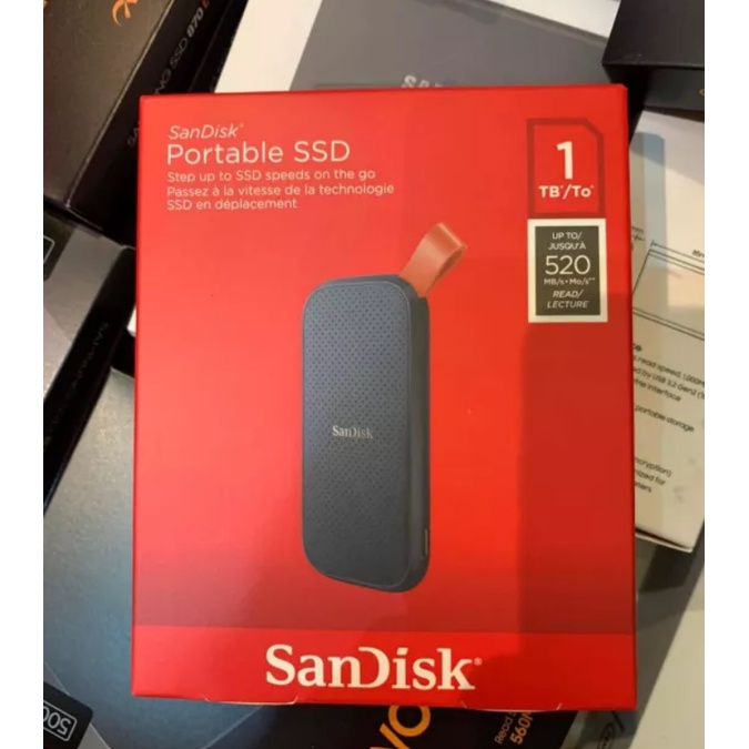 Ổ Cứng Di Động SSD Sandisk E30 Type C 480GB 1TB 2TB Tốc Độ Đọc Ghi 520MB/S - Hàng Chính Hãng - BH 3 Năm - Có Xuất VAT