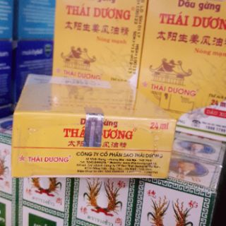 DẦU GỪNG THÁI DƯƠNG 24 ML