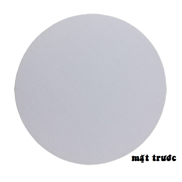 Phôi lót chuột tròn 195x195x3cm - trơn in chuyển nhiệt