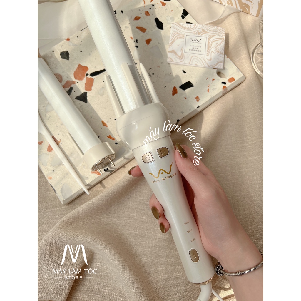 MÁY UỐN TÓC XOAY TỰ ĐỘNG VIVID&VOGUE®️ 2 SIZE 25&32mm