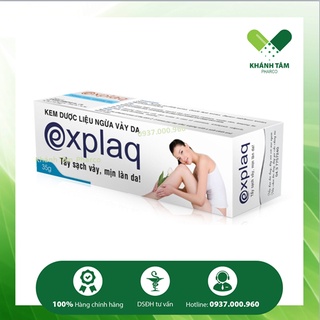 Kem Explaq làm mịn vảy da , á sừng!