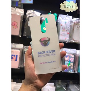 Miếng dán PPF cho Xiaomi Redmi Note 8 và Redmi Note 8 Pro chống trầy mặt lưng