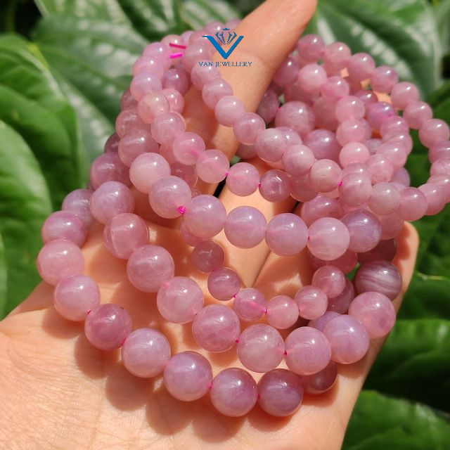 Vòng tay màu hồng phụ kiện mùa hè( nhiều size)_Van jw