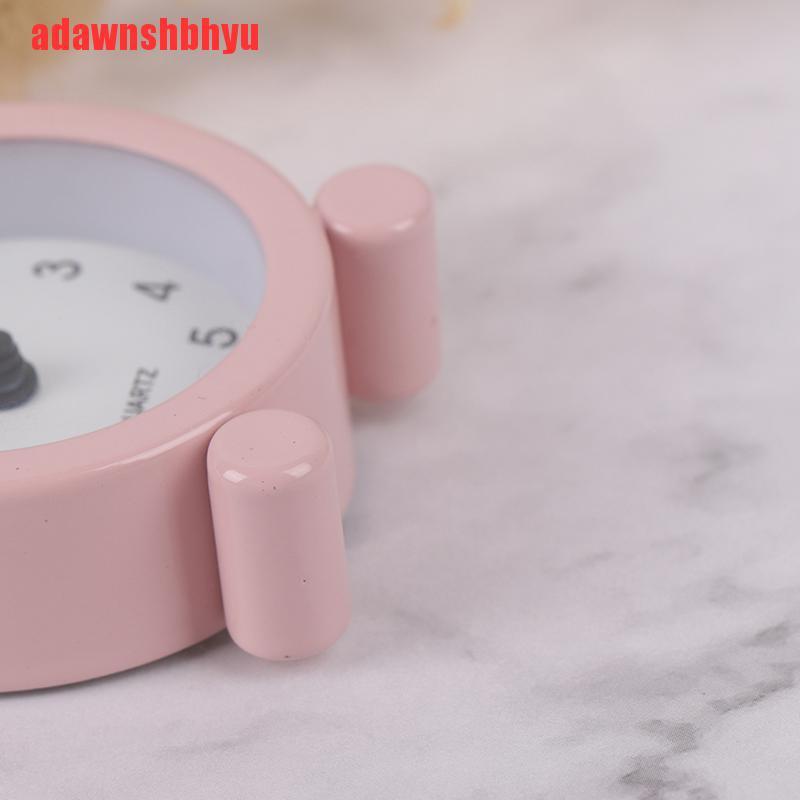 [adawnshbhyu]Alarm Clock Small Bed Mini Metal Small Electronic Small Alarm Clock Kids Toy