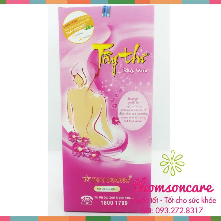 Sữa tắm làm trắng da Tây thi - Chính hãng Sao Thái Dương Chai 200ml | BigBuy360 - bigbuy360.vn