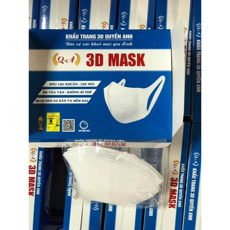hộp 50 chiếc khẩu trang 3D Mask giá tốt