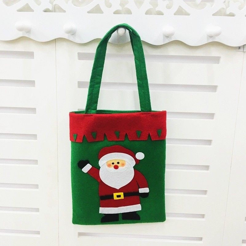 Christmas Santa Claus Snowmen Gift Candy Bag Children Storage Bag