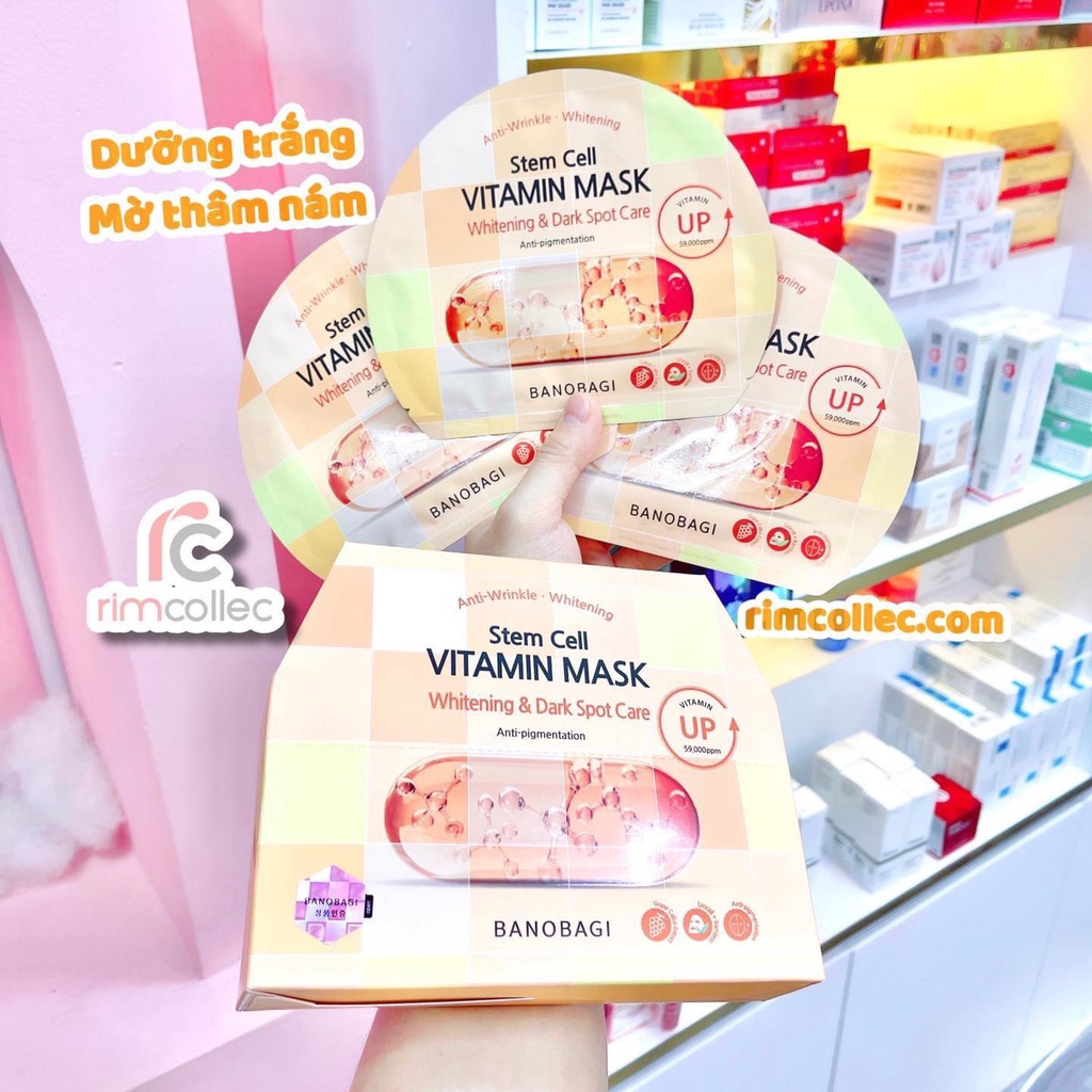 Mặt Nạ Vitamin Banobagi Vita Genic Jelly Mask 10 miếng