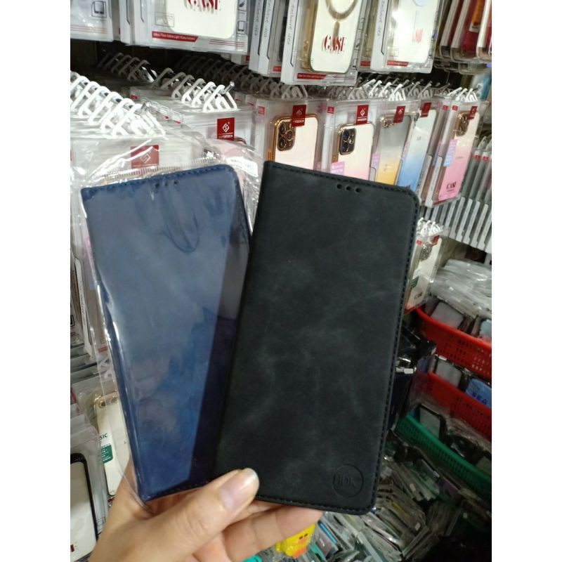 Bao da Oppo Reno 5 dạng ví chính hãng HDK có ngăn để thẻ cao cấp