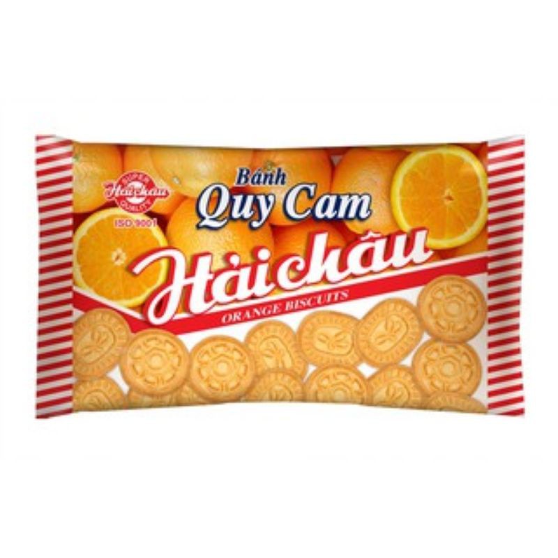 combo 10 gói bánh quy cam Hải châu gói 130g