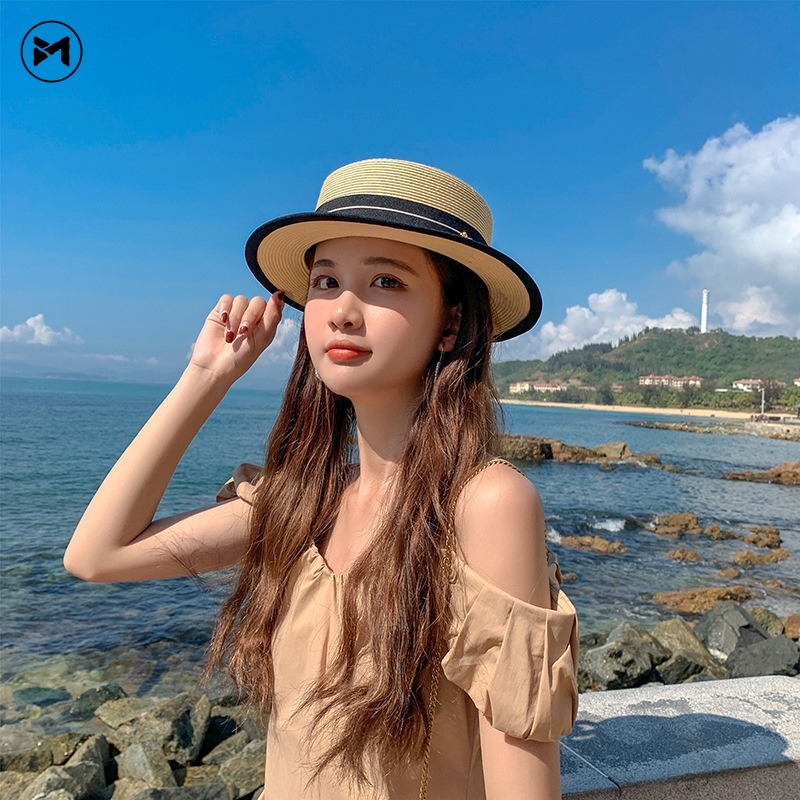 Nón Cói Rộng Vành Thoáng Khí Phong Cách Retro Thời Trang Cho Nữ 2022