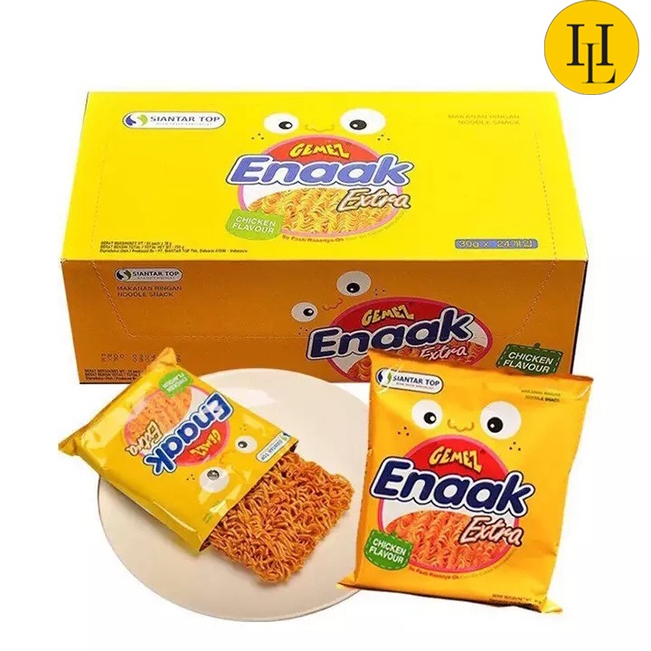 Snack Mì Gemez Enaak Extra Hương Vị Gà Nướng