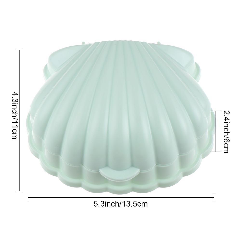 YNATURAL Hộp Đựng Xà Phòng Chống Trượt Hình Vỏ Sò