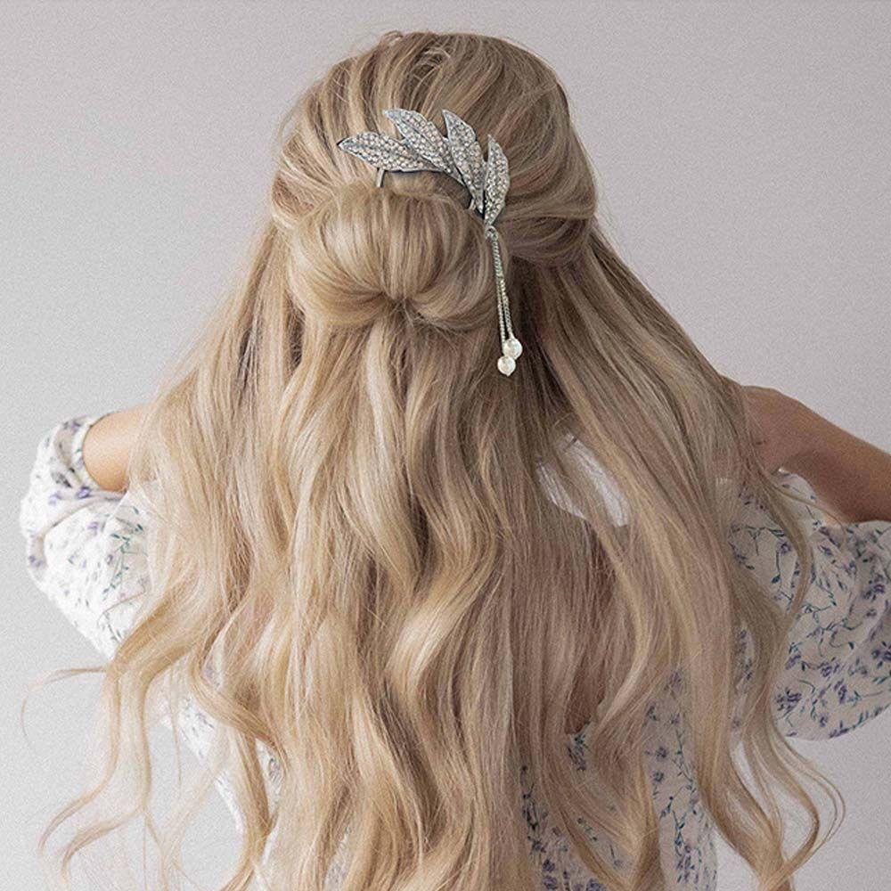 Trâm Cài Tóc Kim Loại Phối Tua Rua Phong Cách Trung Hoa Cổ Điển Thời Trang Cho Cô Dâu