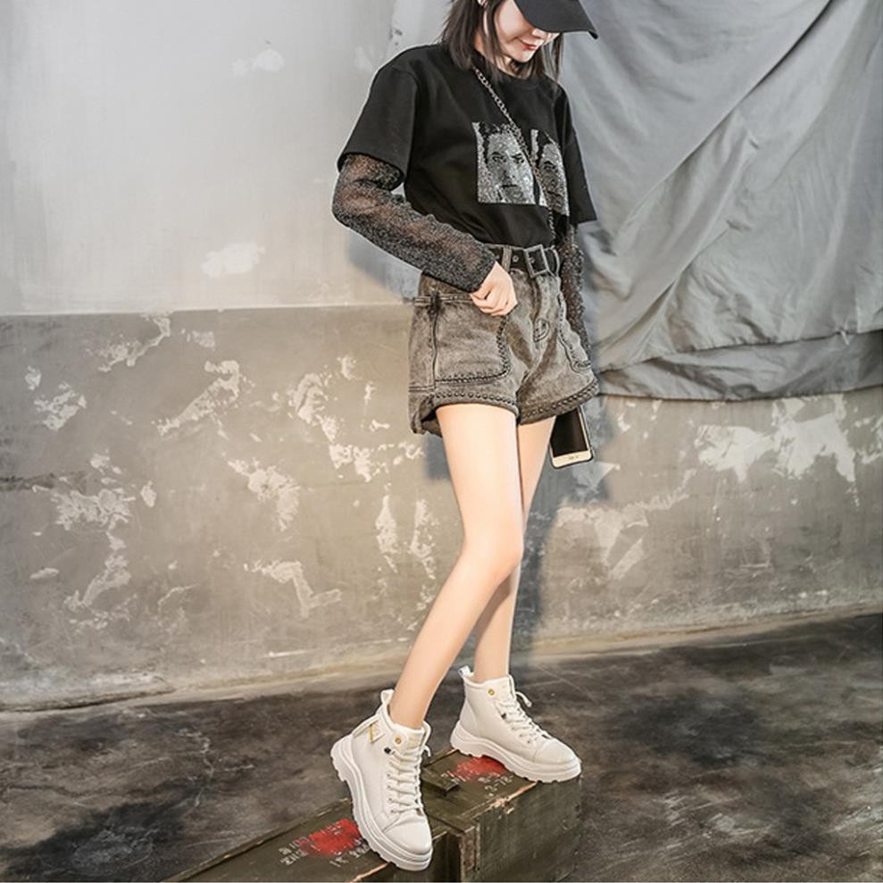 Boot Nữ [ FREESHIP] Boot Nữ Cổ Cao Thời Trang Kết Tăng Chiều Cao Cực Phong Cách - B02 free ship | BigBuy360 - bigbuy360.vn