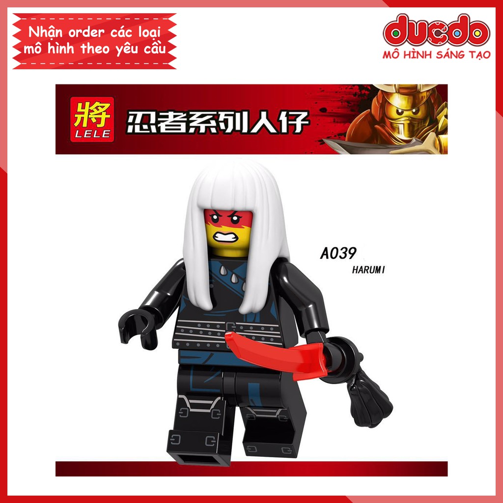 Minifigures các nhân vật Ninjago tuyệt đẹp - Đồ chơi Lắp ghép Xếp hình Mini Ninja LeLe A033 - A040