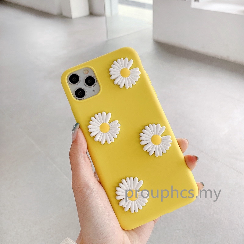 Ốp Lưng Tpu Mềm In Hình Hoa Cúc 3d Cho Oppo A1K A71 A71K A77 Realme 5 6 Pro 5i 5s Narzo 20 Pro | BigBuy360 - bigbuy360.vn