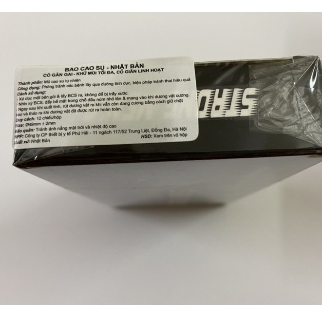 BCS STRONG MAN CÓ  GAI  HỘP 12 CHIẾC NHẬT BẢN